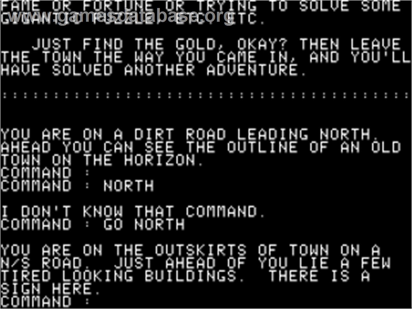 Ghost Town Gold - Apple II - Artwork - In Game