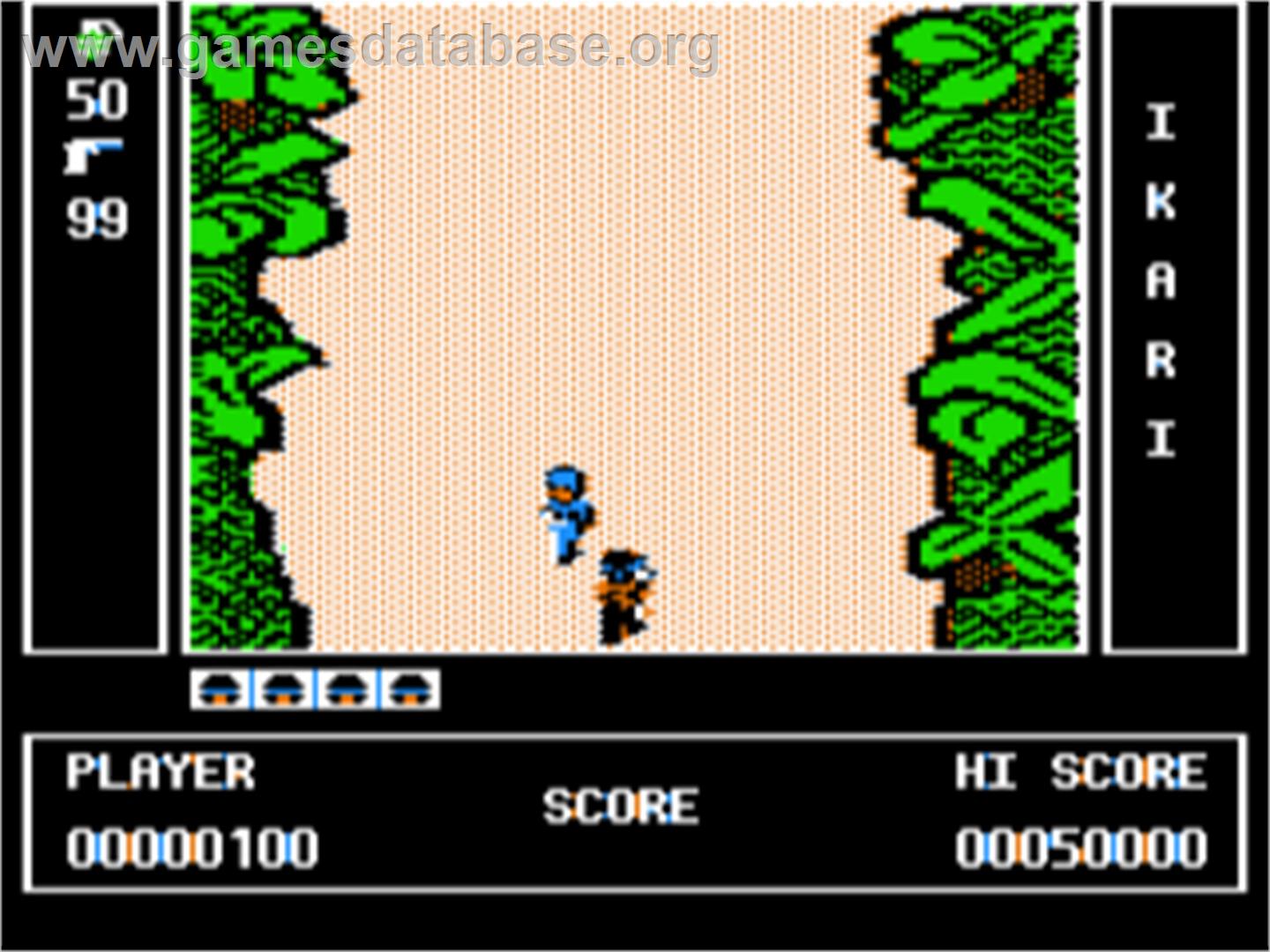 Ikari Warriors - Apple II - Artwork - In Game