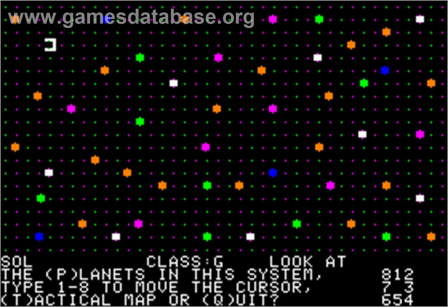 Imperium Galactum - Apple II - Artwork - In Game