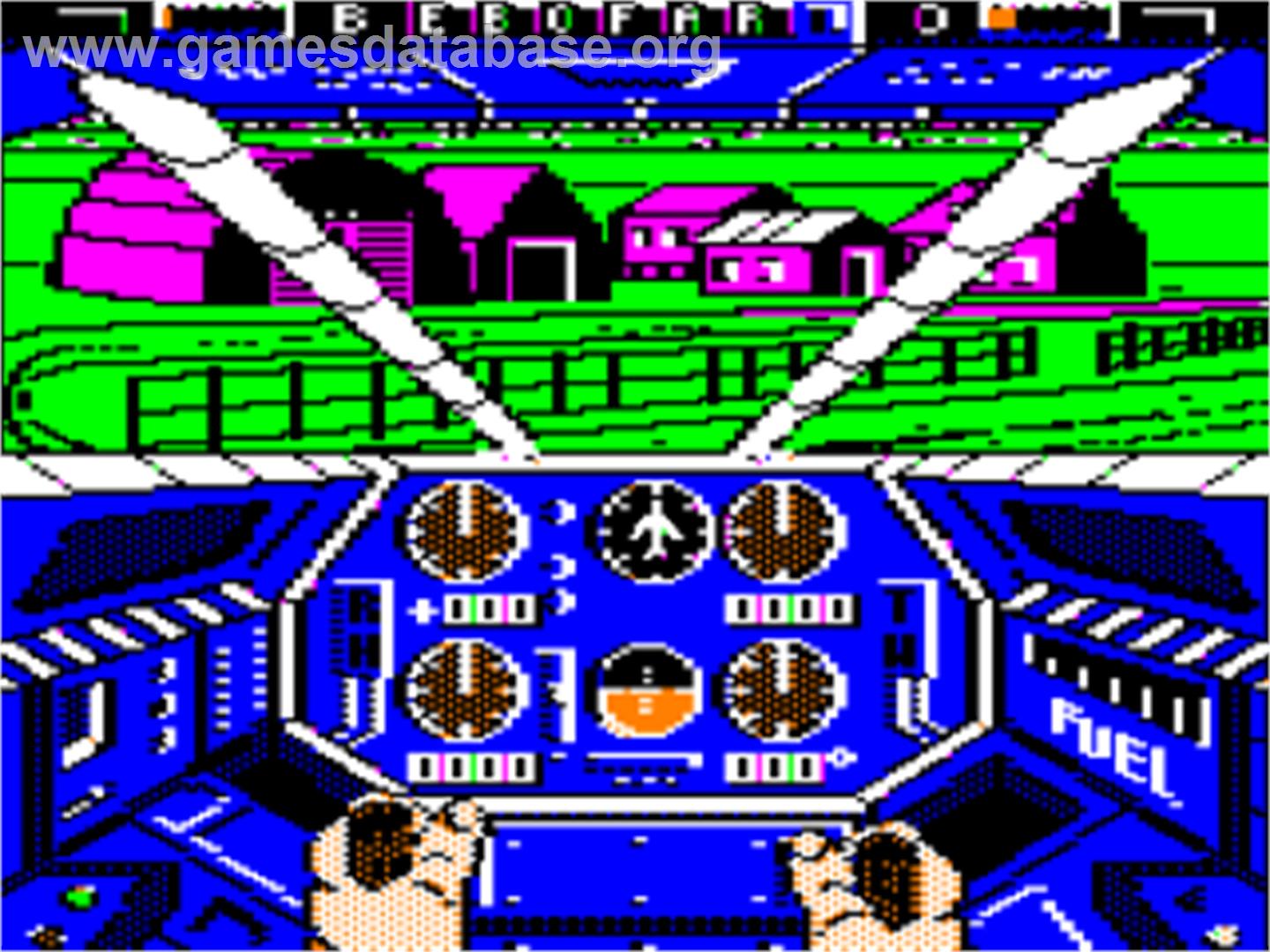 Infiltrator - Apple II - Artwork - In Game