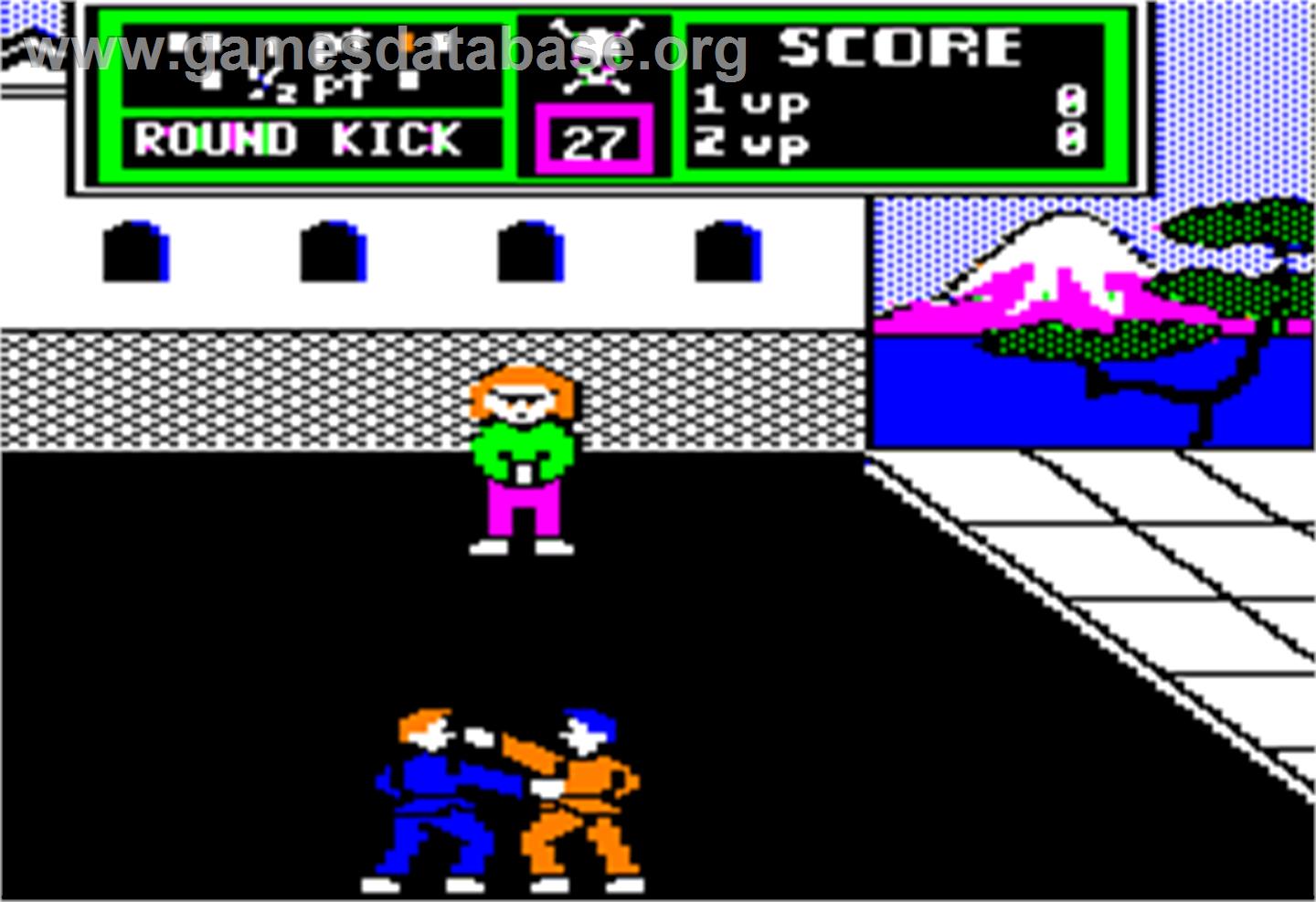 Karate Champ - Apple II - Artwork - In Game