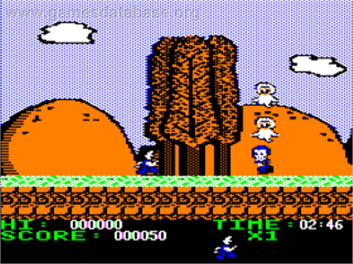 Kid Niki - Radical Ninja - Apple II - Artwork - In Game