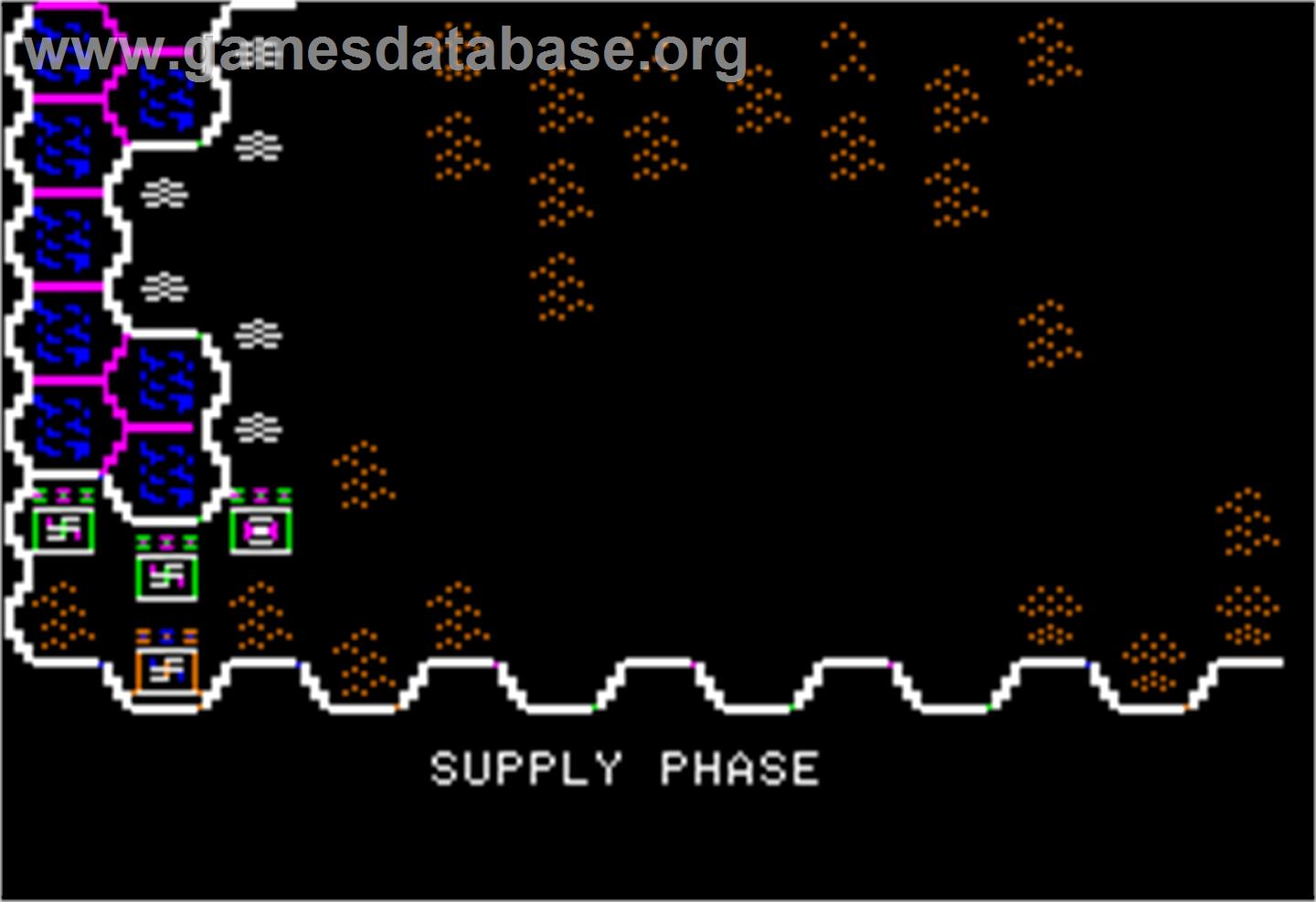 Knights of the Desert: The North African Campaign of 1941-1943 - Apple II - Artwork - In Game