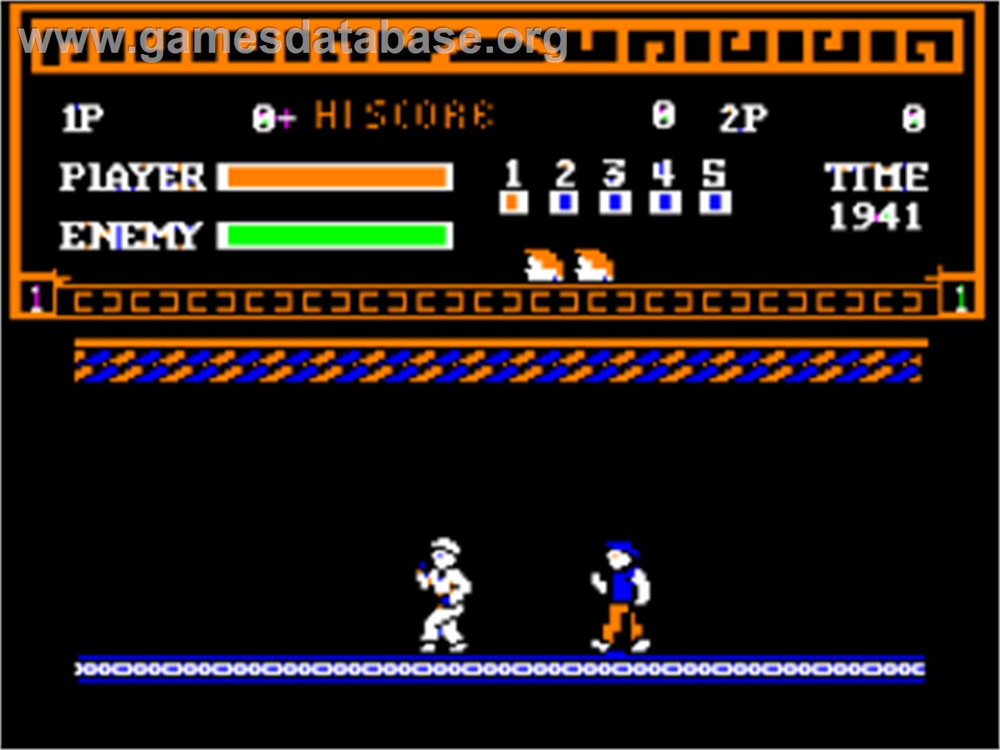 Kung-Fu Master - Apple II - Artwork - In Game