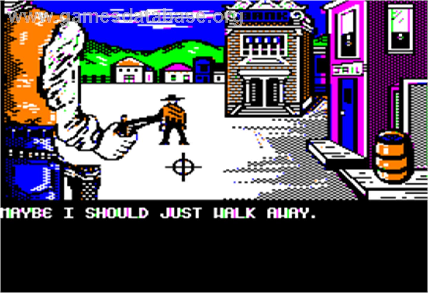 Law of the West - Apple II - Artwork - In Game