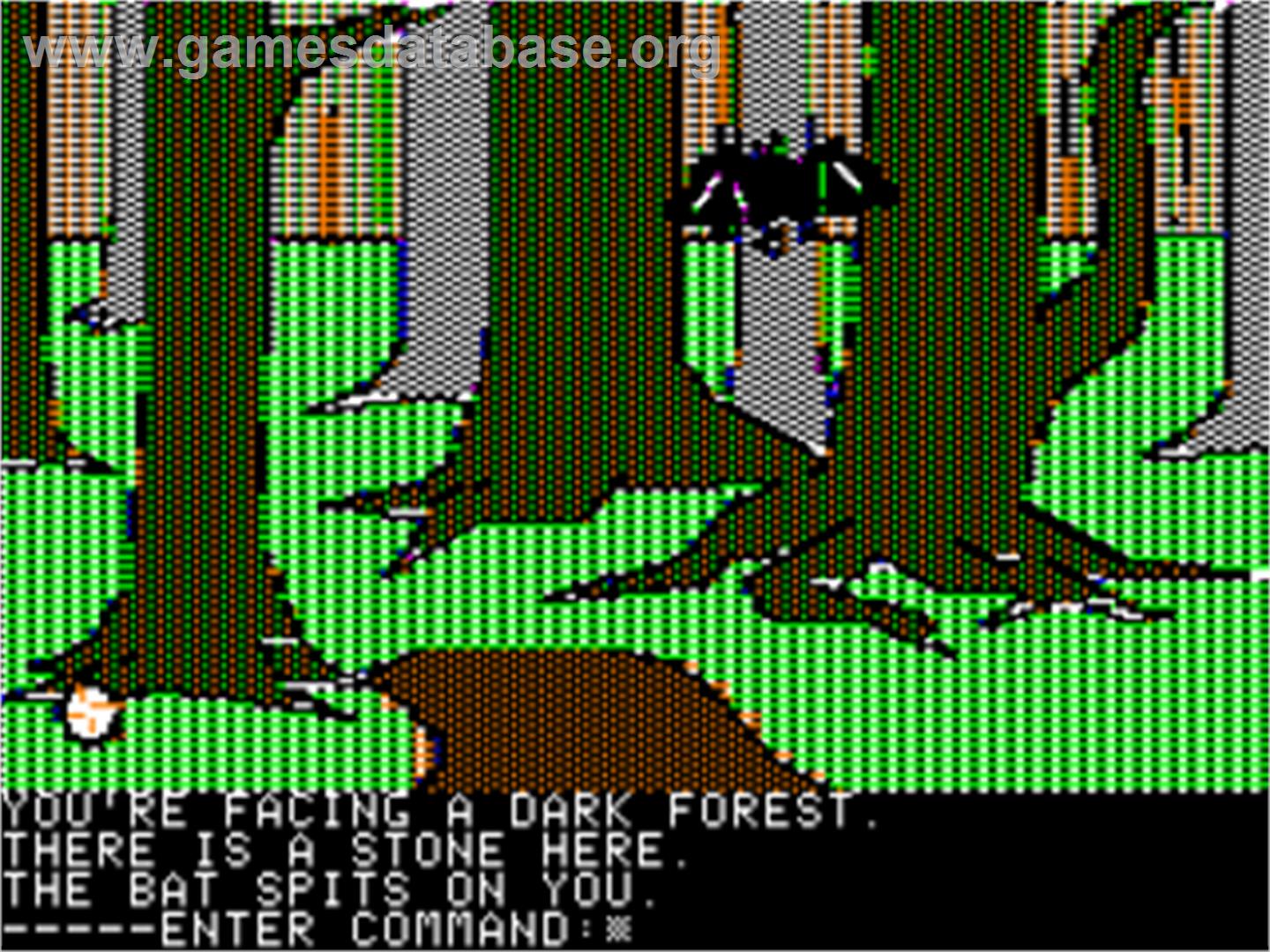 Man-eng - Master Of Evil - Apple II - Artwork - In Game