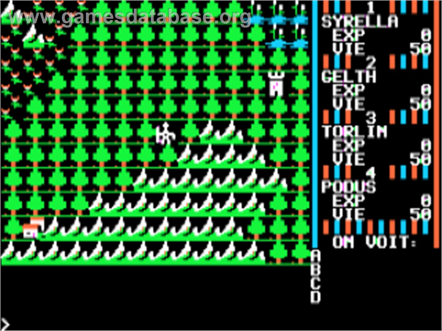 Mandragore - Apple II - Artwork - In Game