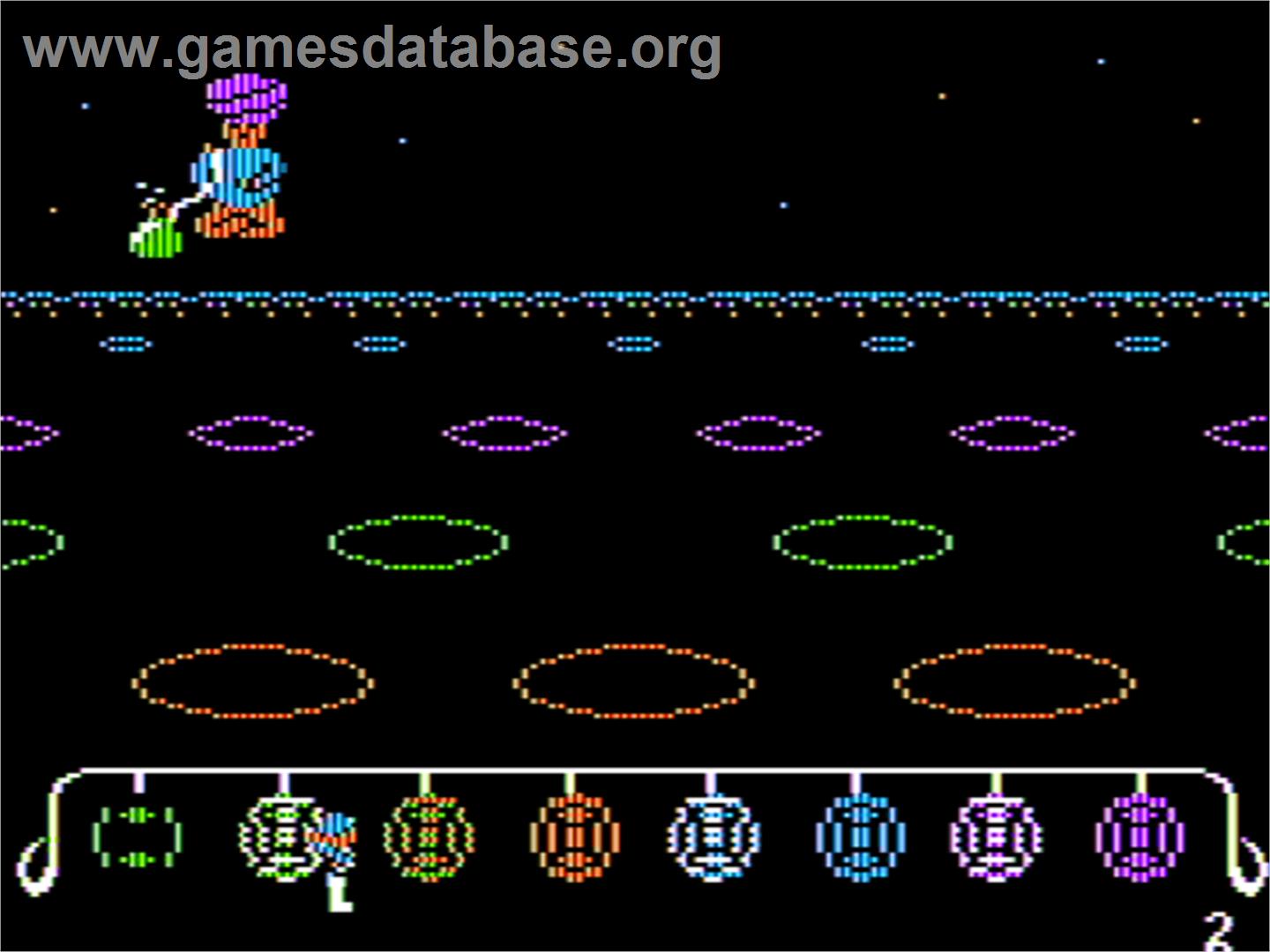 Master of the Lamps - Apple II - Artwork - In Game