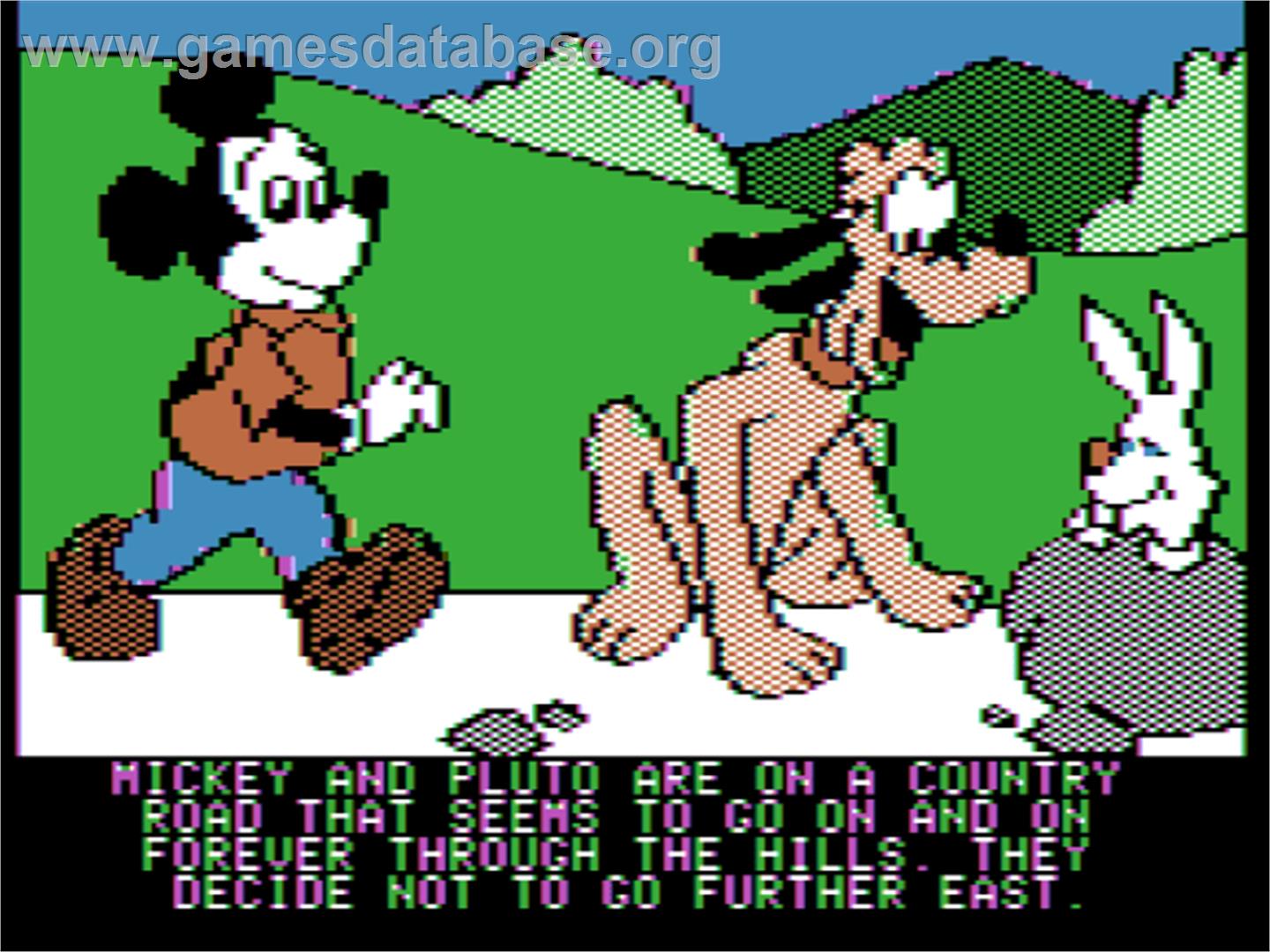 Mickey's Space Adventure - Apple II - Artwork - In Game
