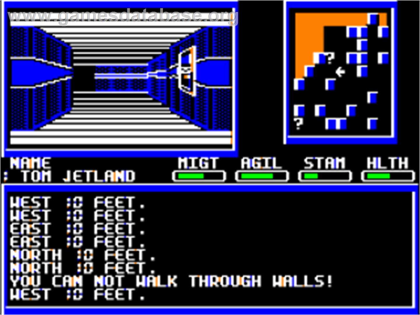 Mines Of Titan - Apple II - Artwork - In Game