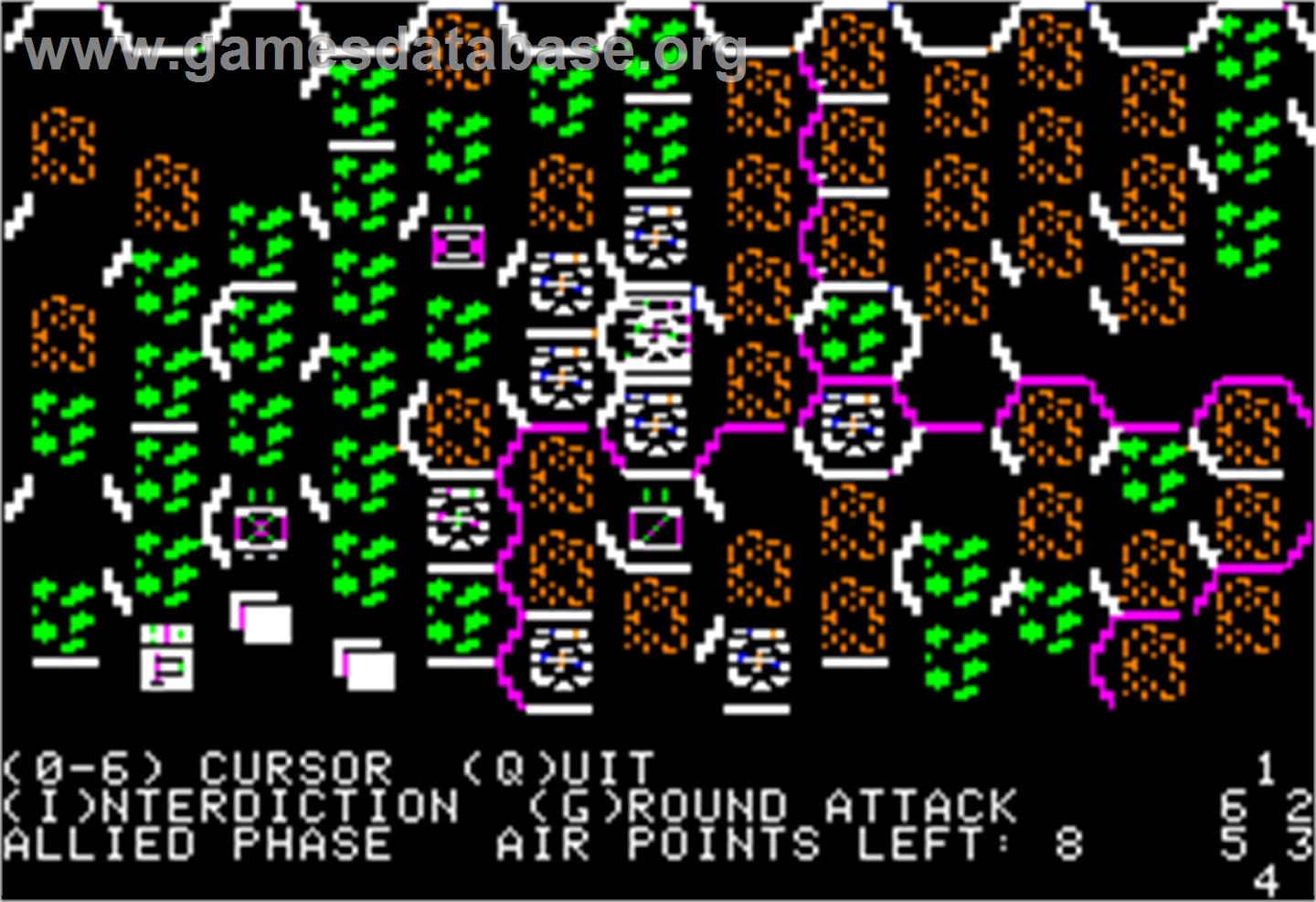 Operation Market Garden: Drive on Arnhem, September 1944 - Apple II - Artwork - In Game