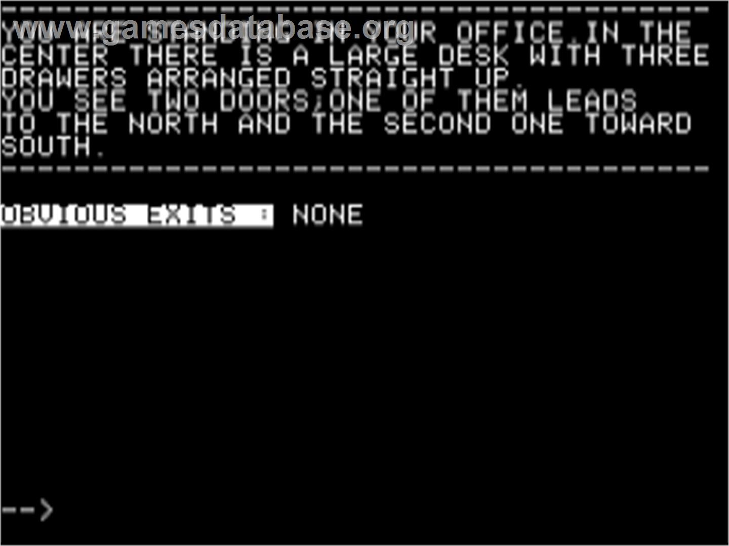 Prohibition - Apple II - Artwork - In Game