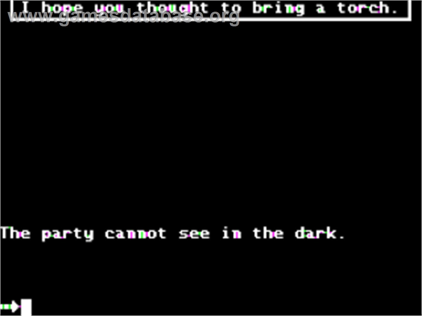 Shadowkeep - Apple II - Artwork - In Game