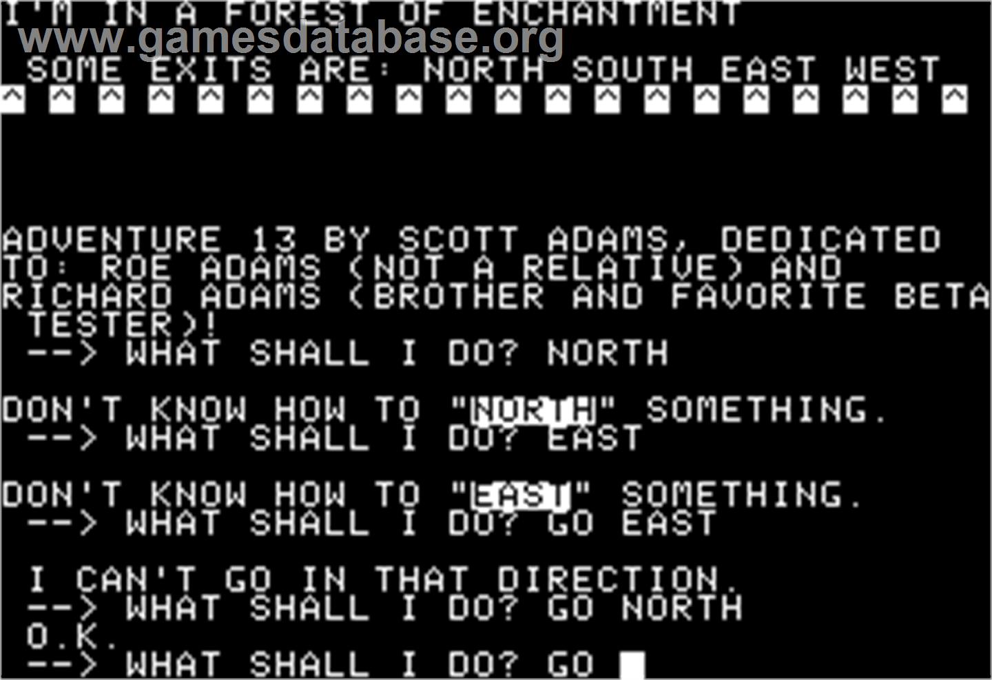 Sorcerer of Claymorgue Castle - Apple II - Artwork - In Game
