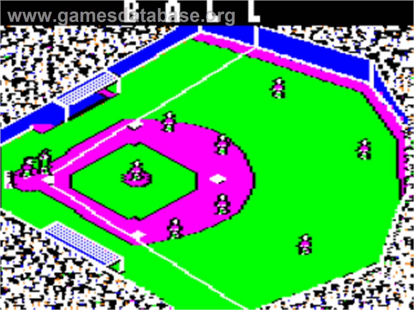 Star League Baseball - Apple II - Artwork - In Game