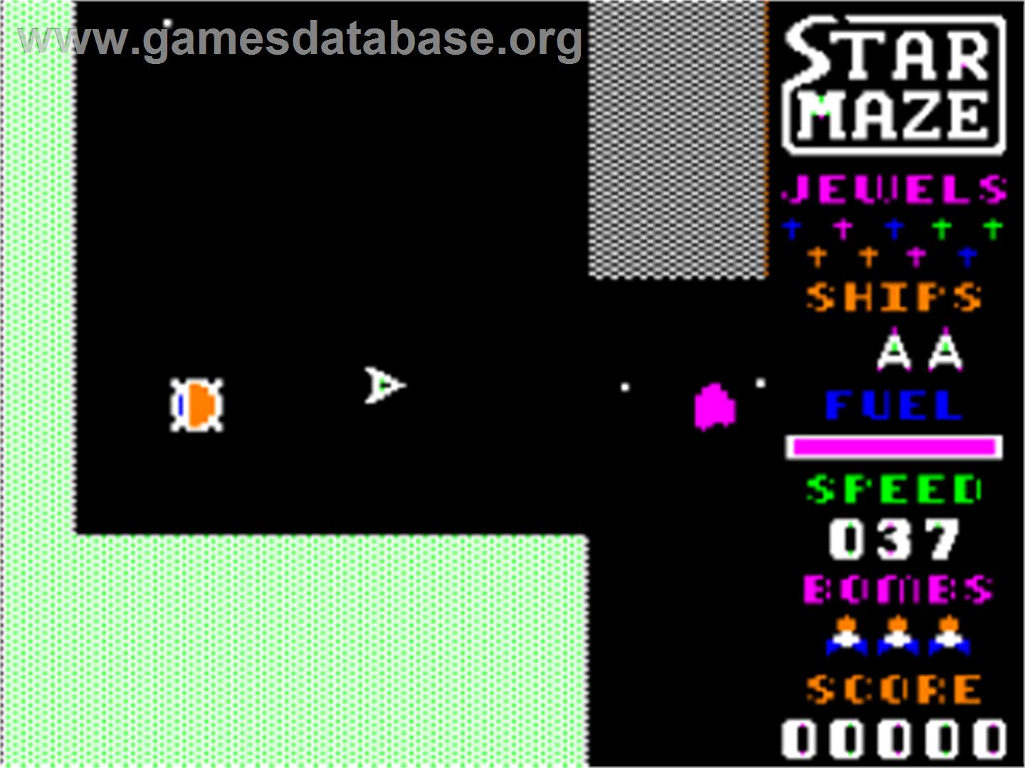 Star Maze - Apple II - Artwork - In Game