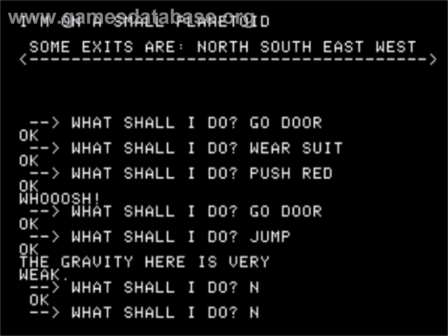 Strange Odyssey - Apple II - Artwork - In Game