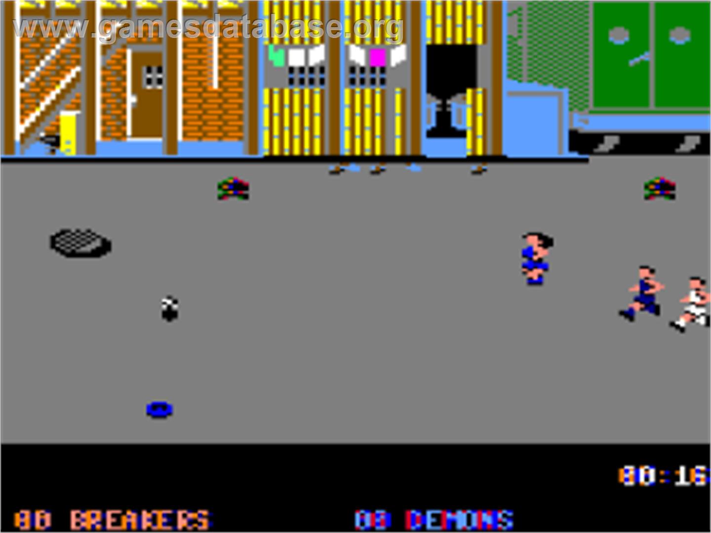 Street Sports Soccer - Apple II - Artwork - In Game