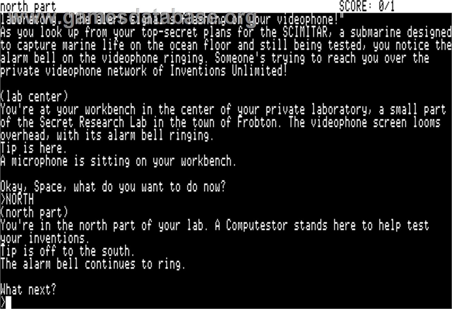 Sub Stalker - Apple II - Artwork - In Game