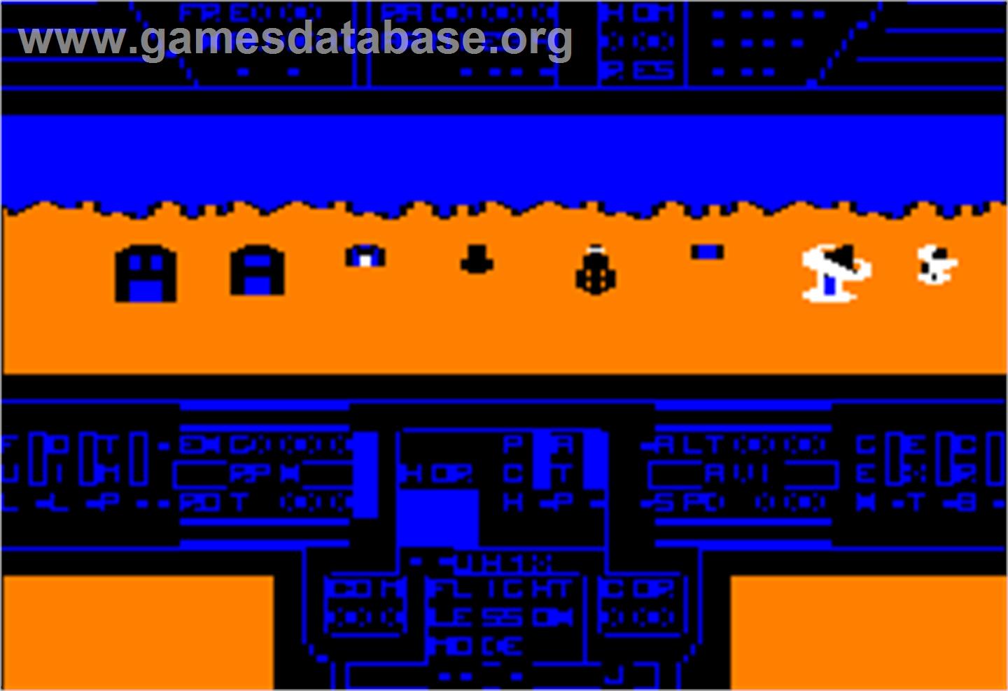 Super Huey UH-IX - Apple II - Artwork - In Game