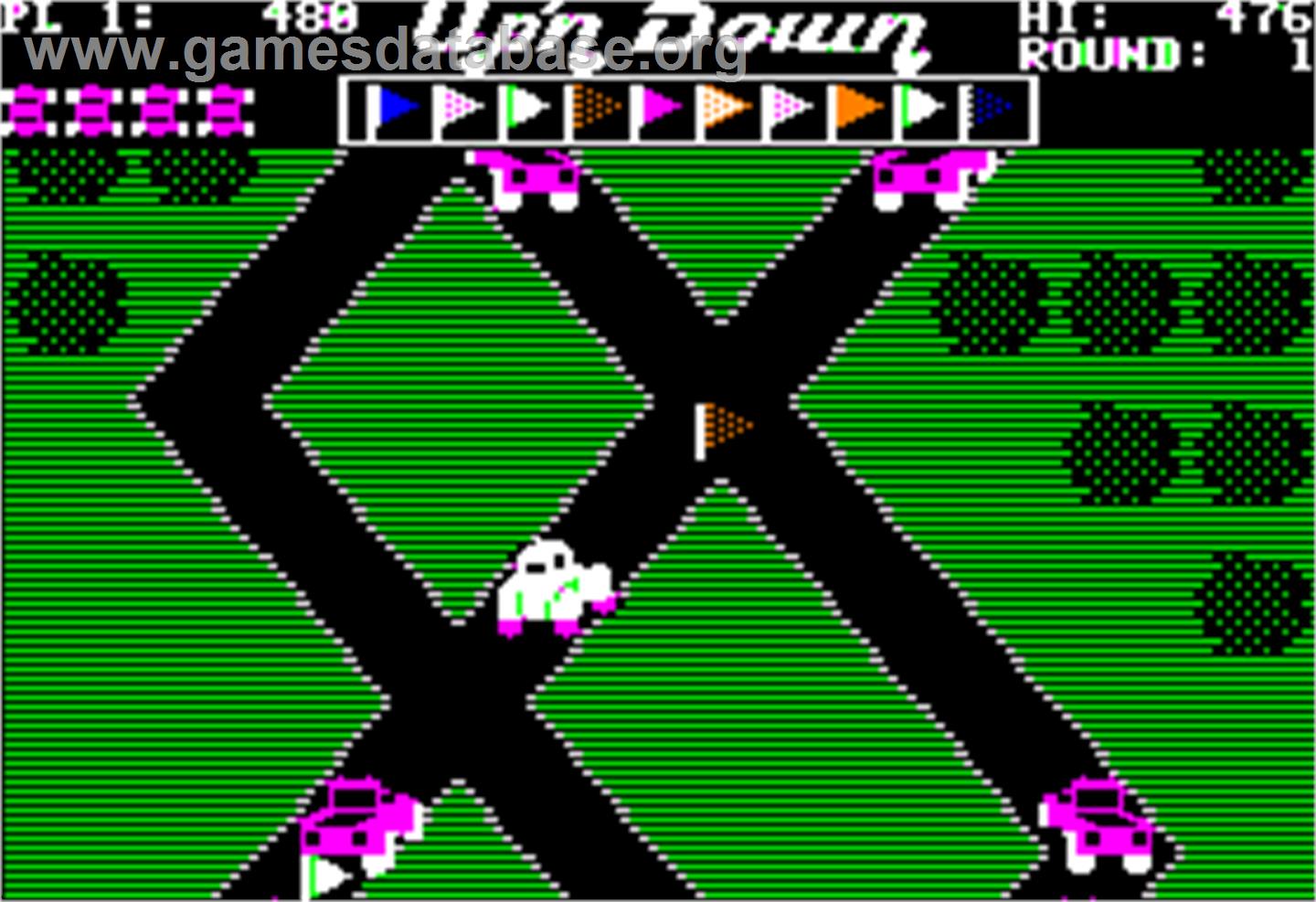 Up'n Down - Apple II - Artwork - In Game