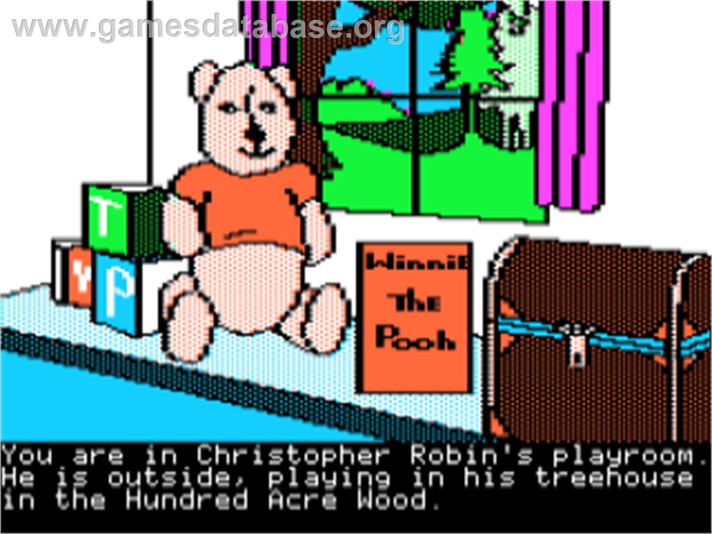 Winnie the Pooh in the Hundred Acre Wood - Apple II - Artwork - In Game