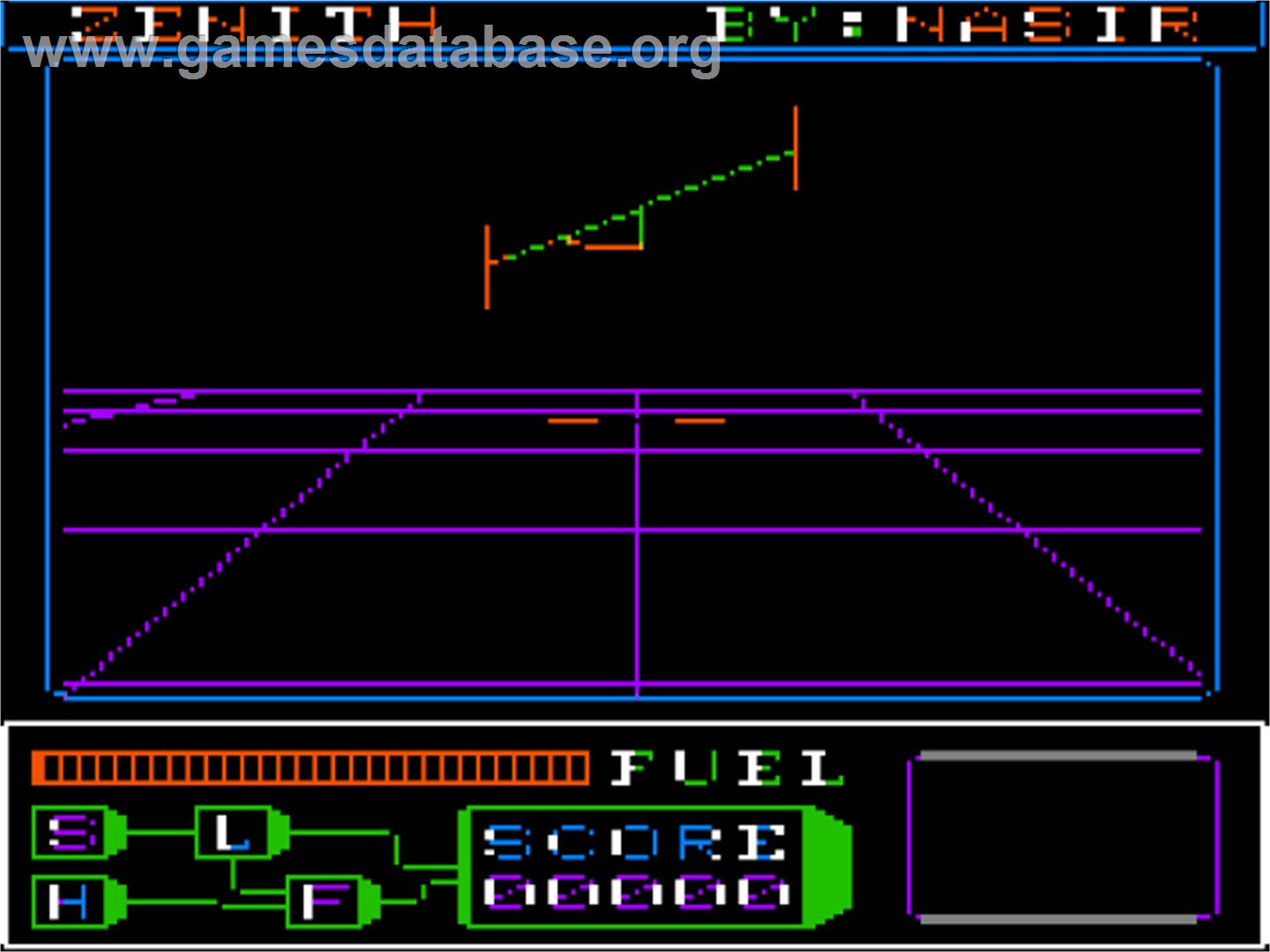 Zenith - Apple II - Artwork - In Game
