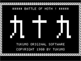 Title screen of Battle Of Hoth on the Apple II.