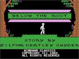 Title screen of Below The Root on the Apple II.