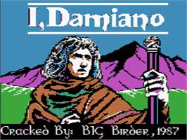 Title screen of I, Damiano: The Wizard of Partestrada on the Apple II.