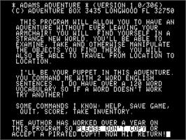 Title screen of Mission Impossible on the Apple II.