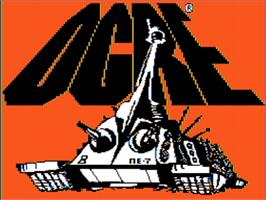 Title screen of Ogre on the Apple II.