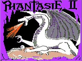 Title screen of Phantasie 2 on the Apple II.