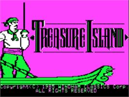 Title screen of Treasure Island on the Apple II.