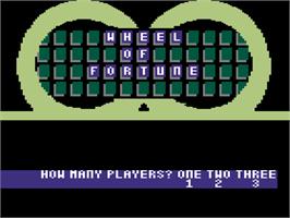 Title screen of Wheel Of Fortune on the Apple II.