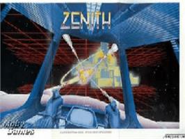 Title screen of Zenith on the Apple II.