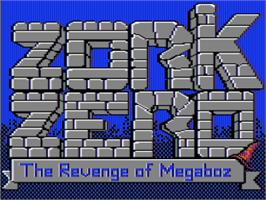 Title screen of Zork Trilogy on the Apple II.