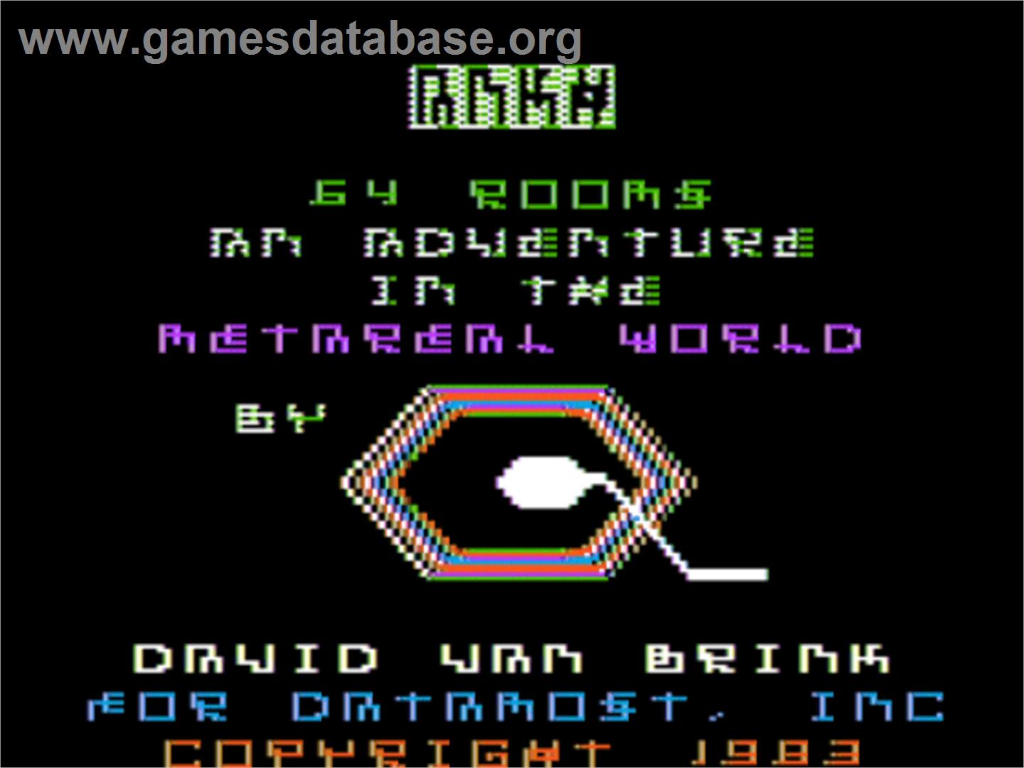 Ankh - Apple II - Artwork - Title Screen