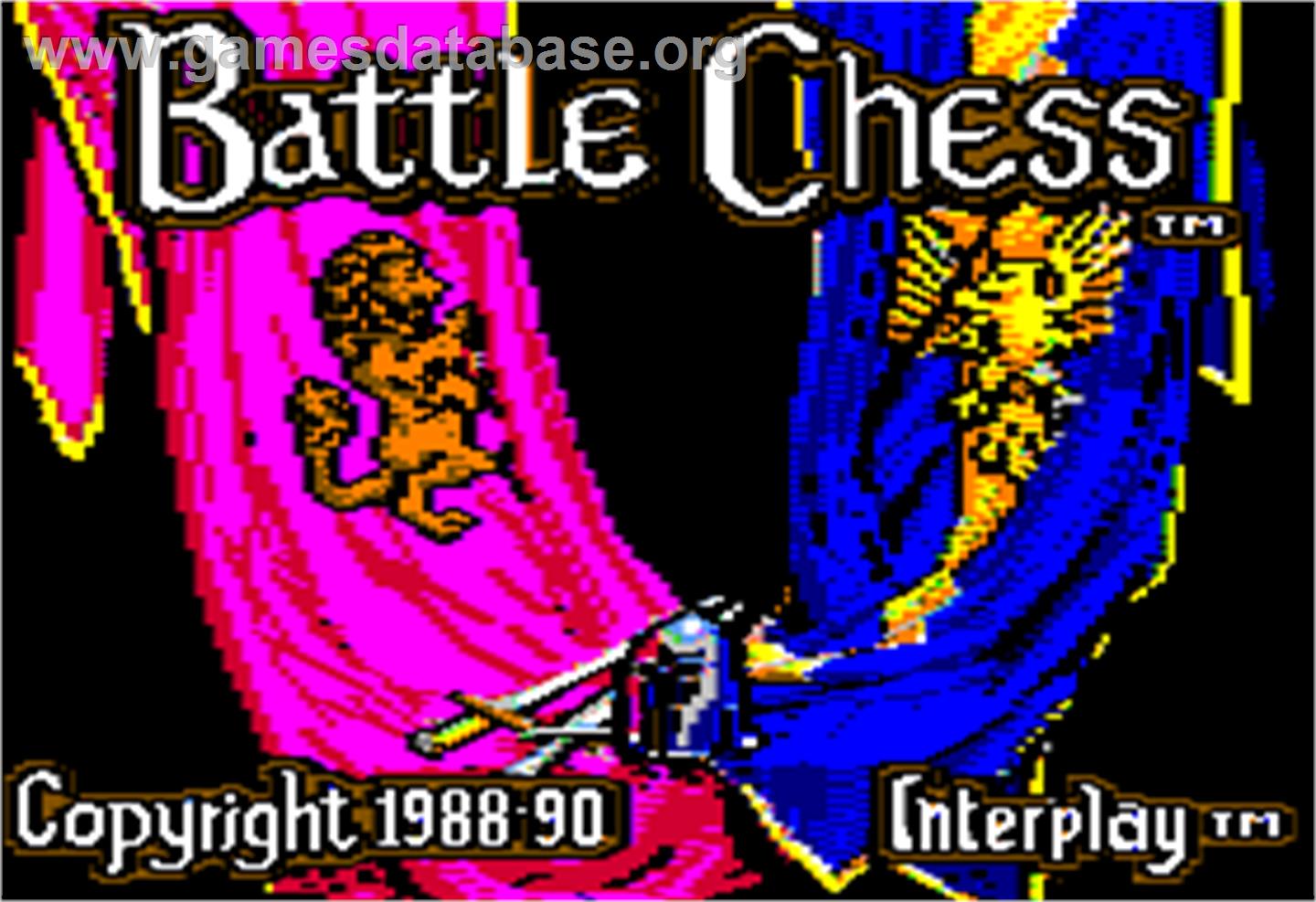 Battle Chess - Apple II - Artwork - Title Screen