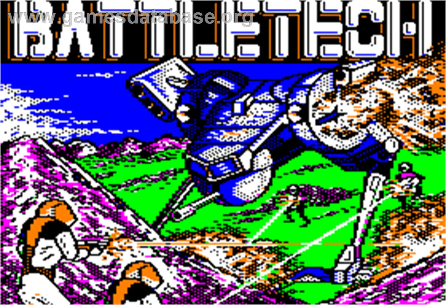 Battletech: The Crescent Hawk's Inception - Apple II - Artwork - Title Screen