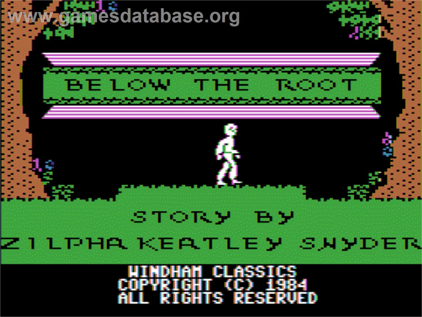 Below the Root - Apple II - Artwork - Title Screen