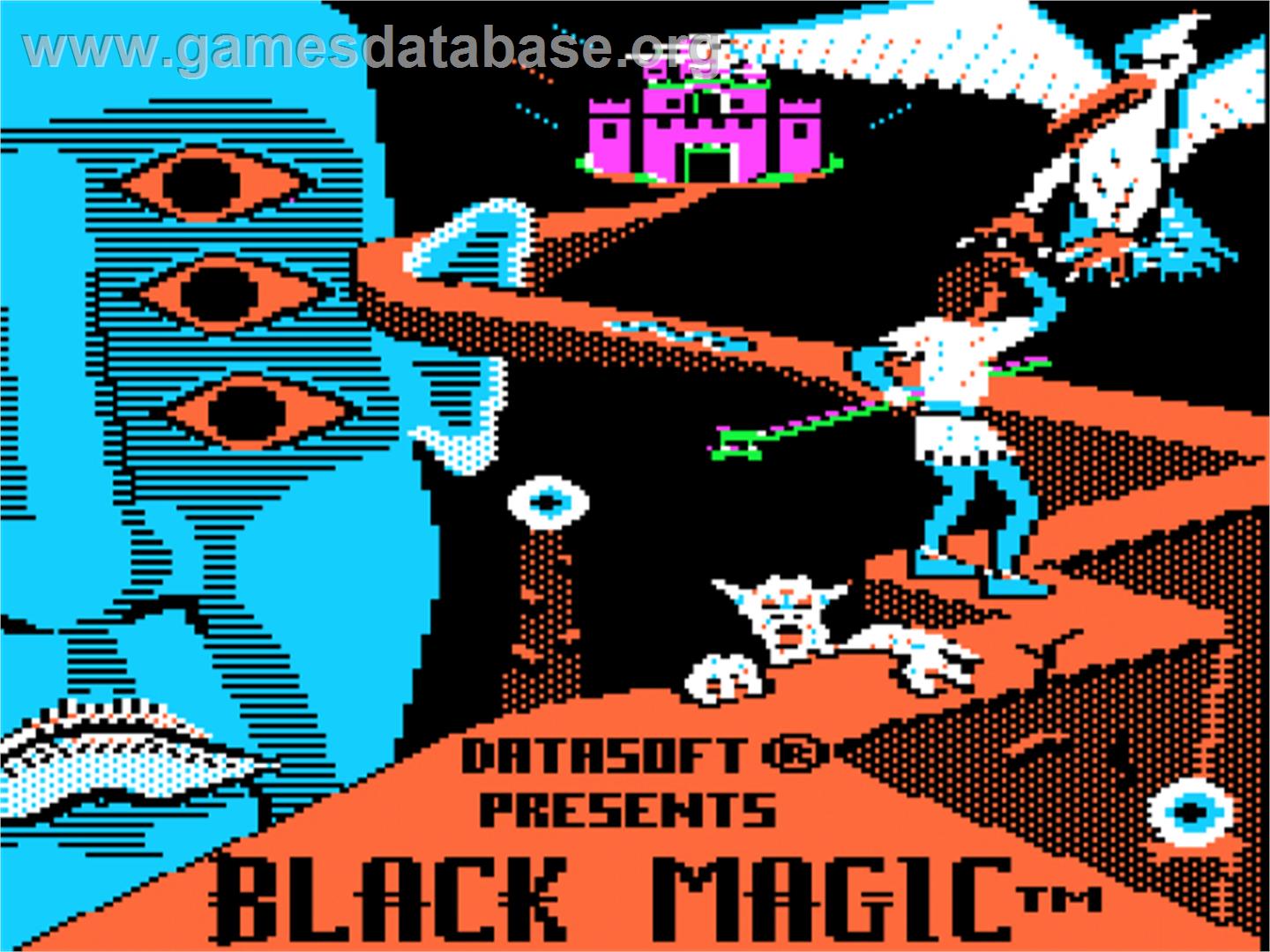 Black Magic - Apple II - Artwork - Title Screen