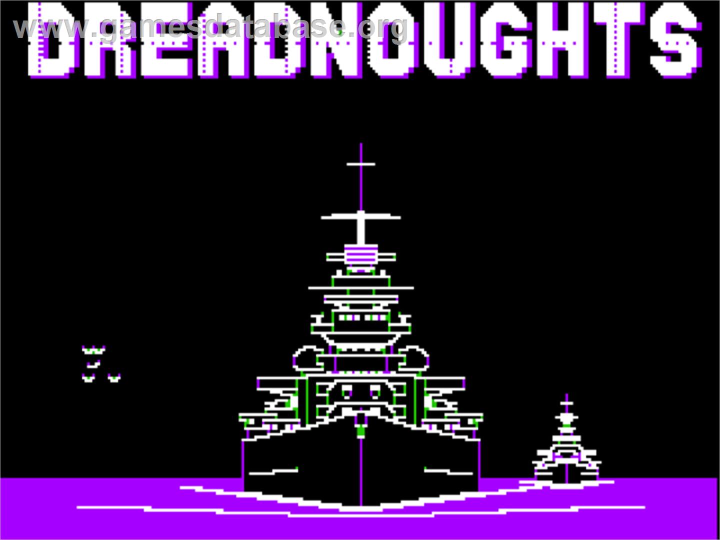 Dreadnoughts - Apple II - Artwork - Title Screen