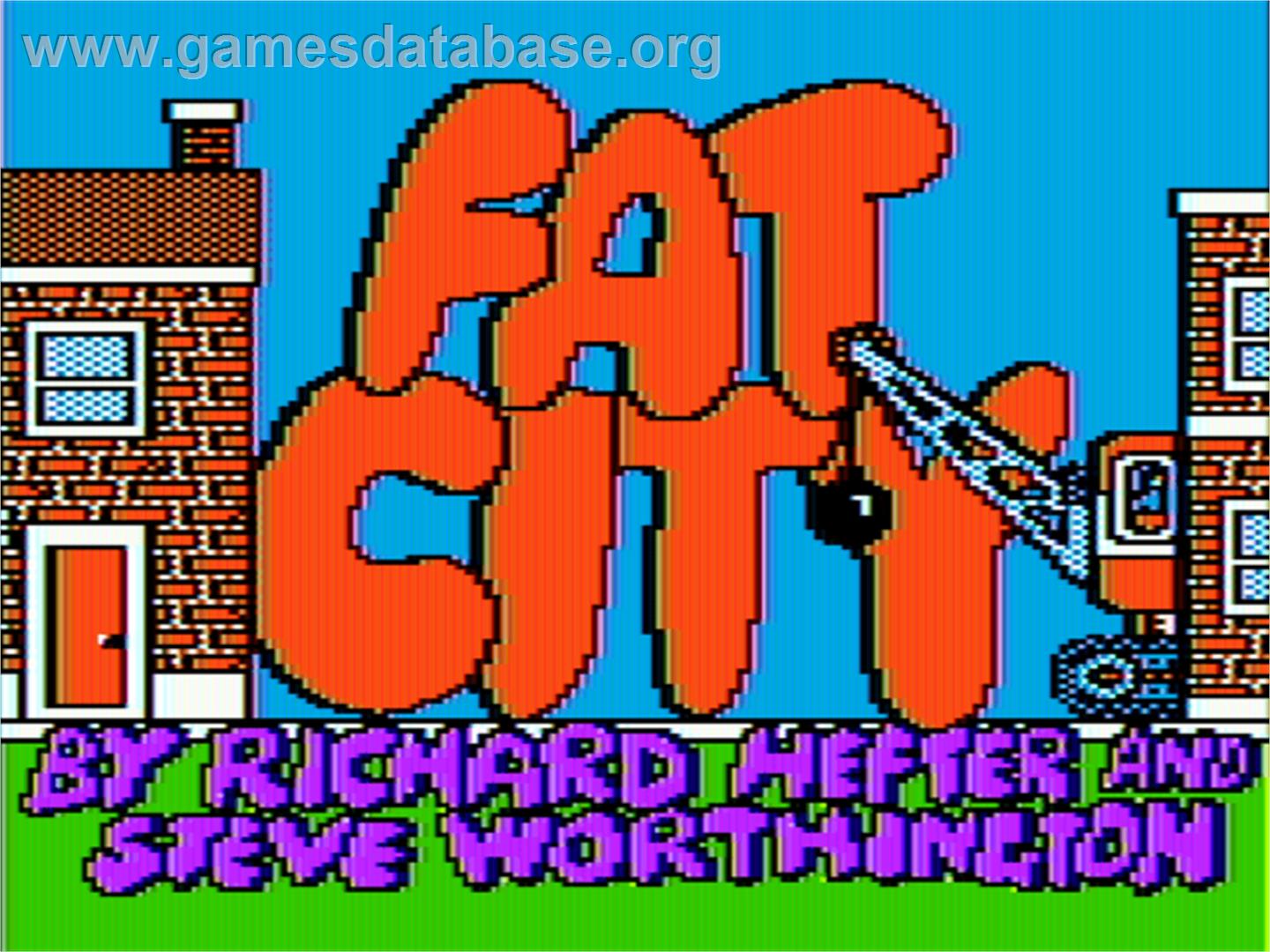 Fat City - Apple II - Artwork - Title Screen