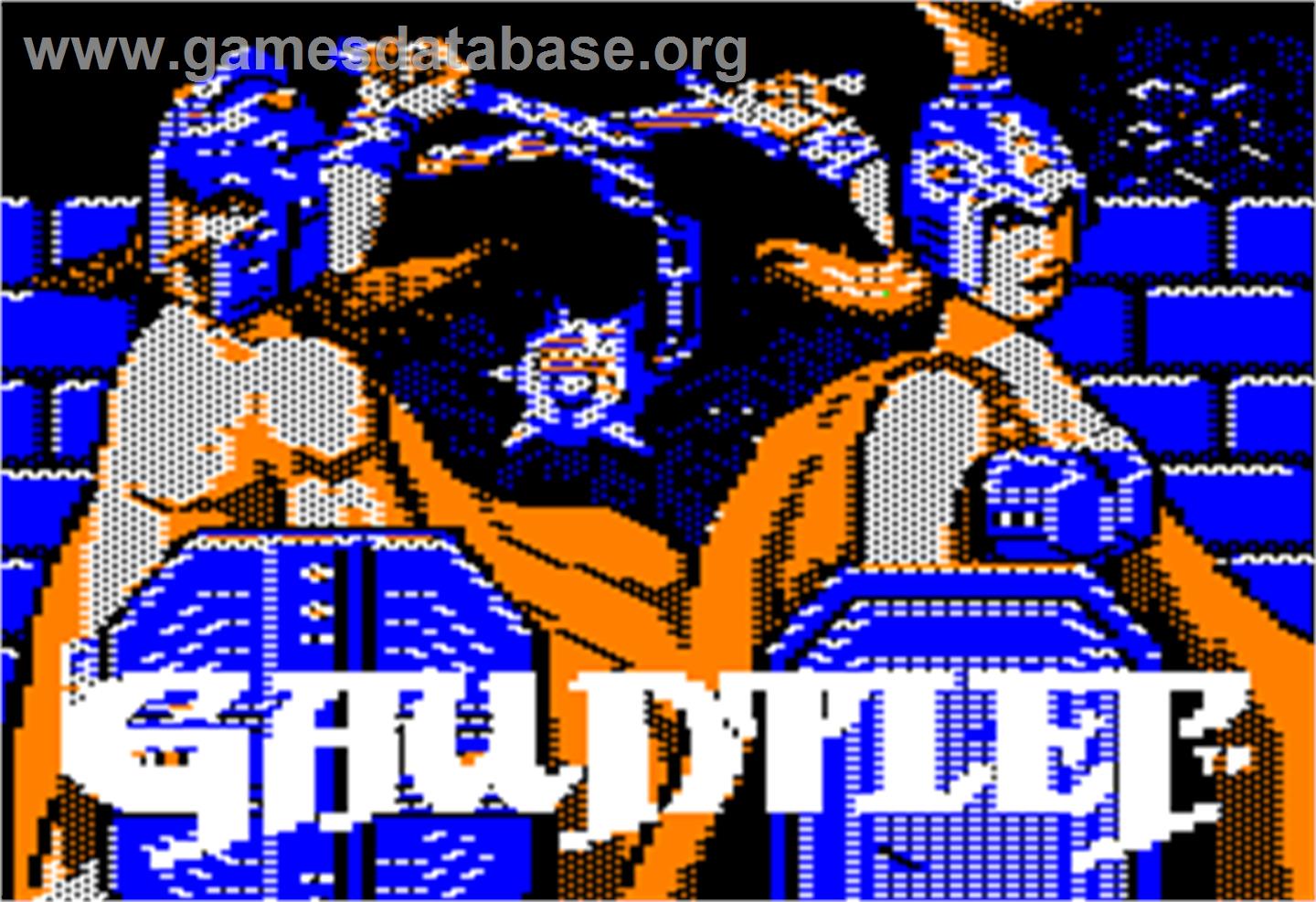 Gauntlet - Apple II - Artwork - Title Screen