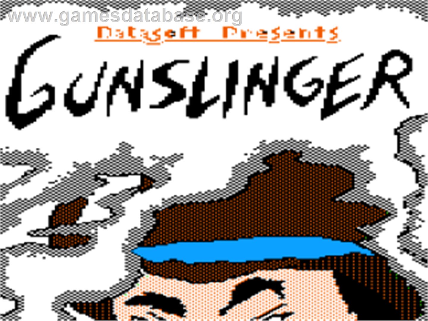 Gunslinger - Apple II - Artwork - Title Screen