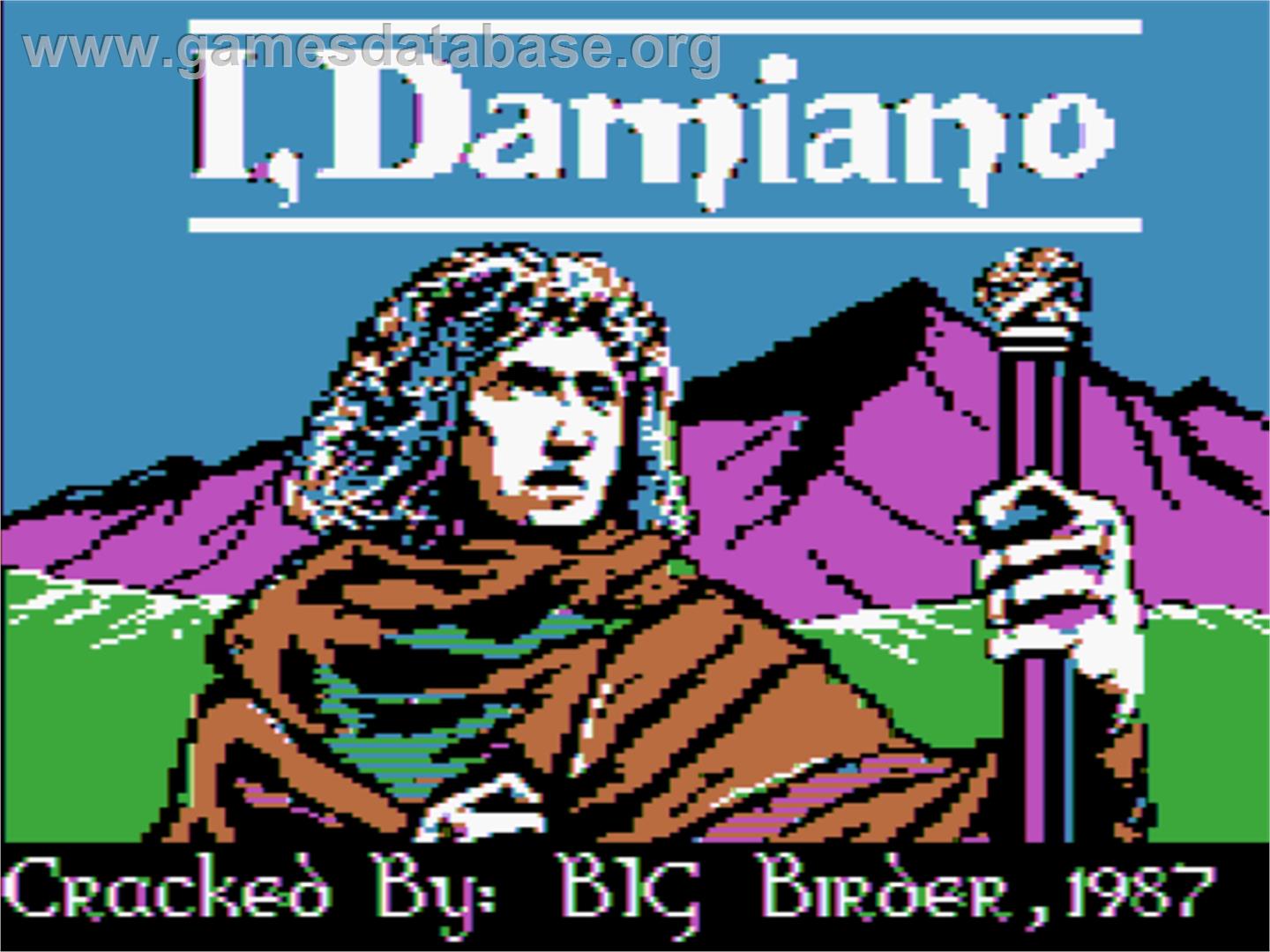 I, Damiano: The Wizard of Partestrada - Apple II - Artwork - Title Screen