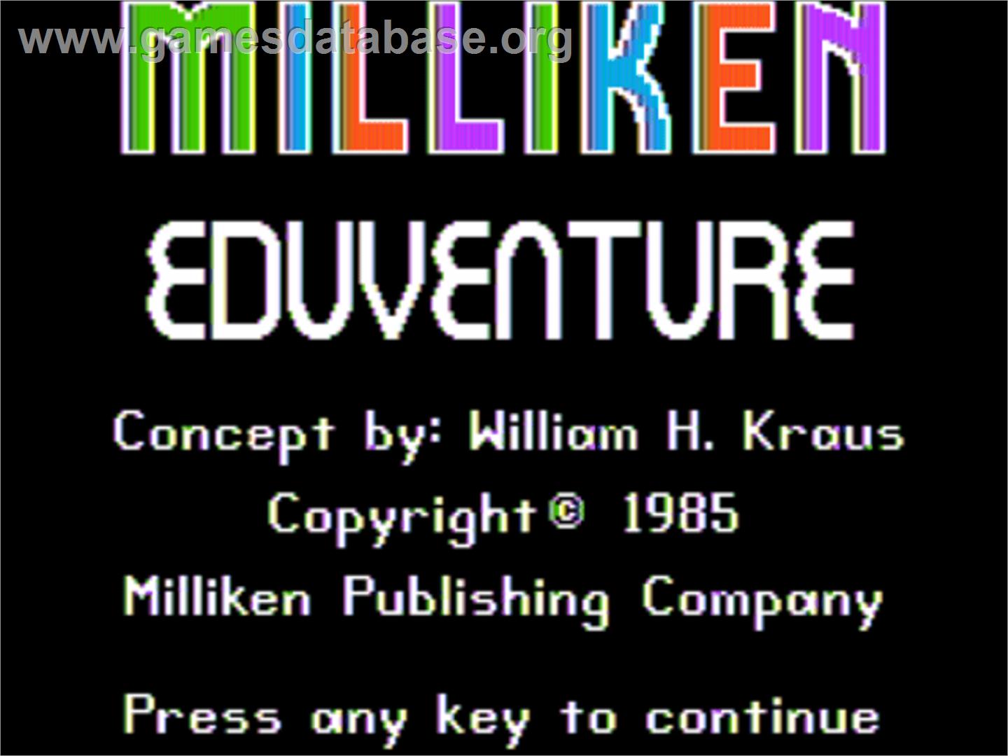 Lantern Of D'gamma - Apple II - Artwork - Title Screen