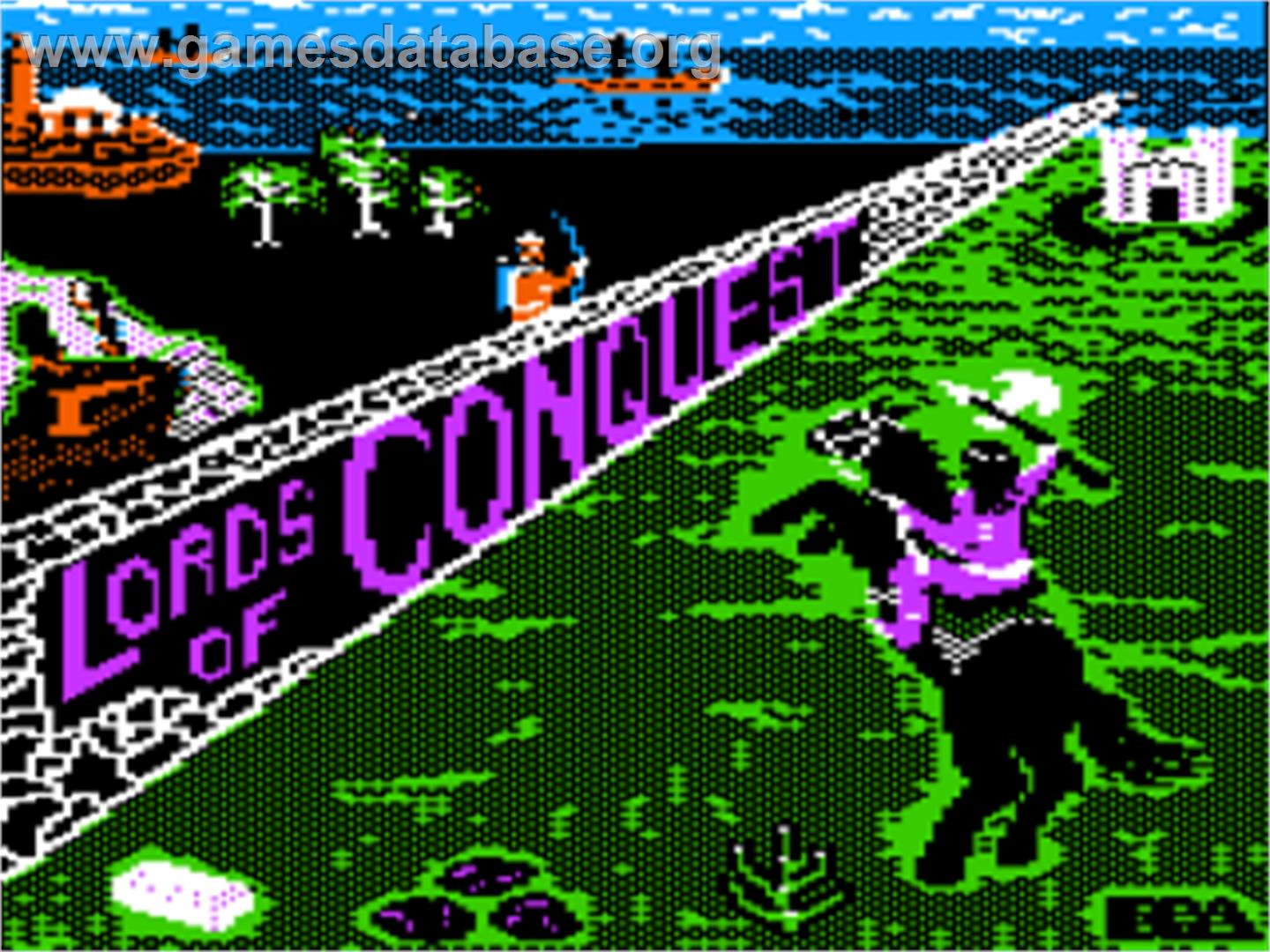 Lords of Conquest - Apple II - Artwork - Title Screen