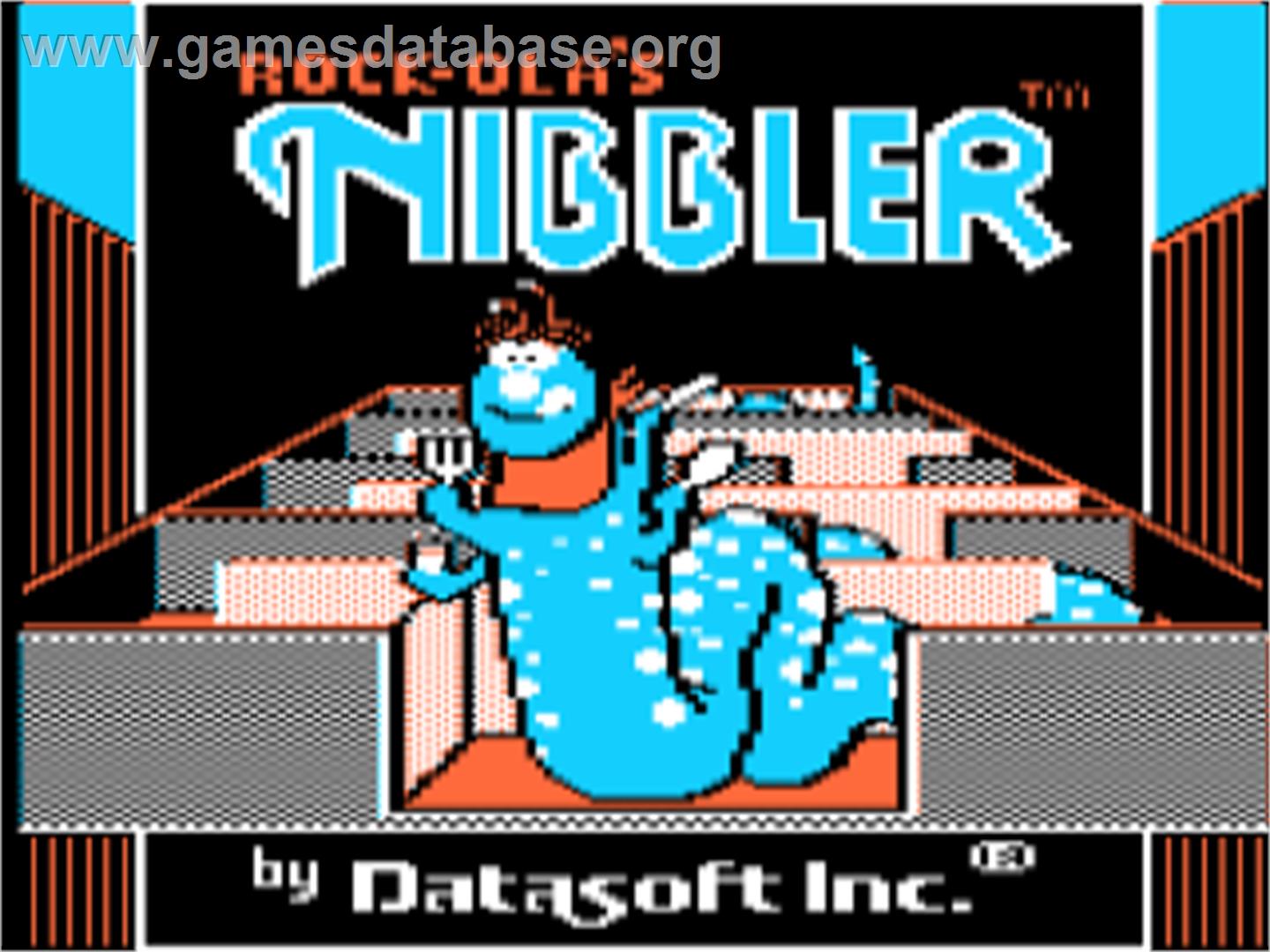 Nibbler - Apple II - Artwork - Title Screen